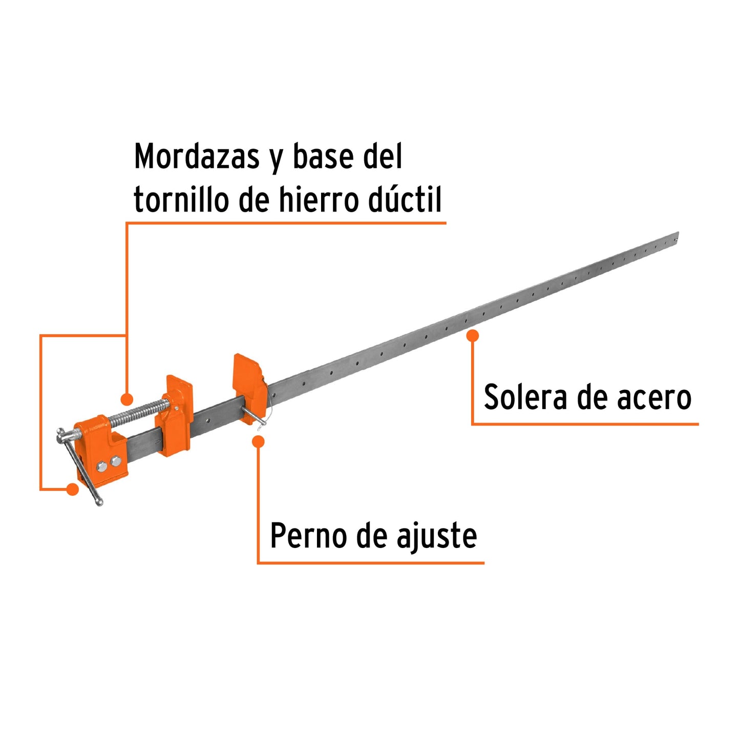S6 Sargento de solera 72' (183 cm)
