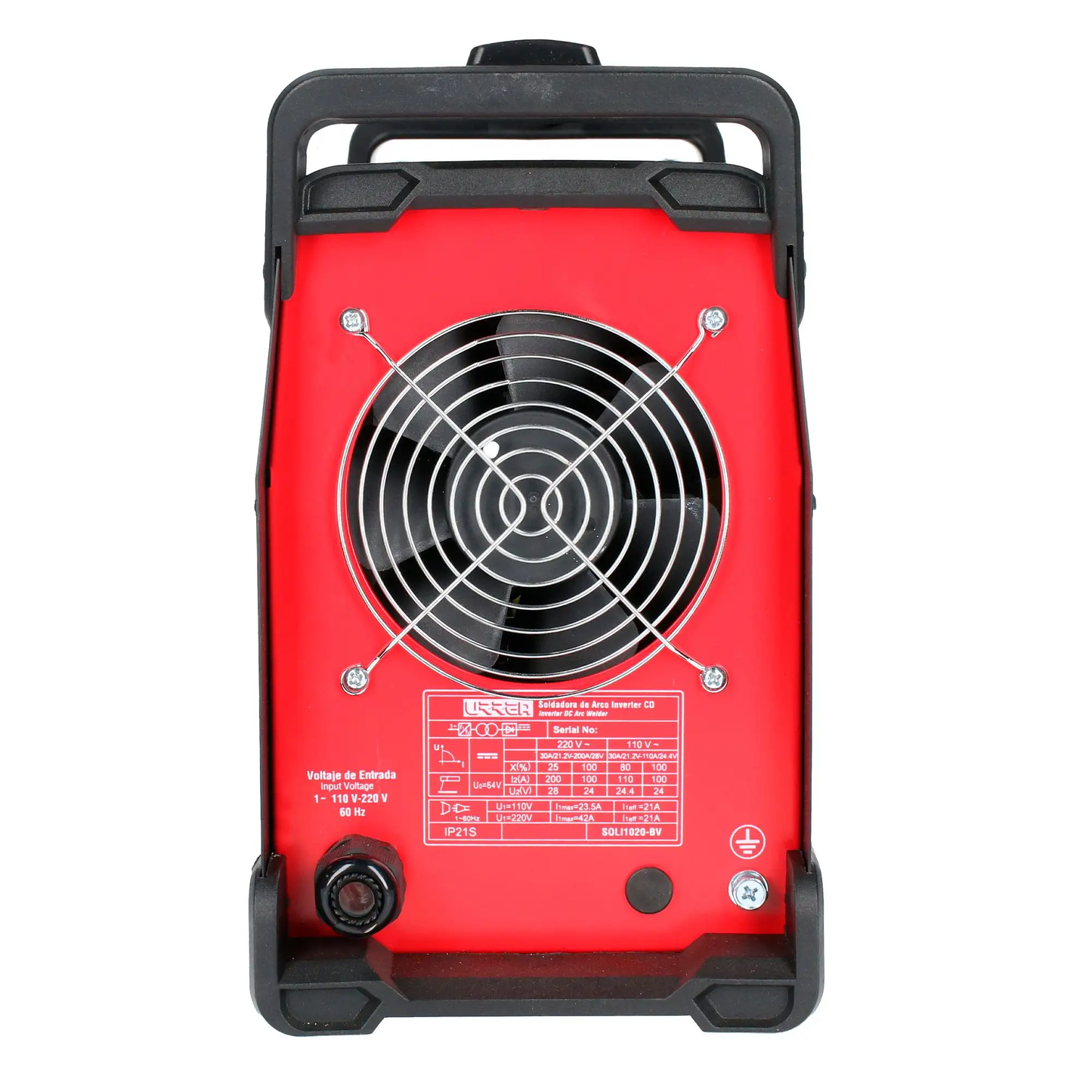 SOLI1020-BV Soldador inversor 110-220V 200A ciclo 80%