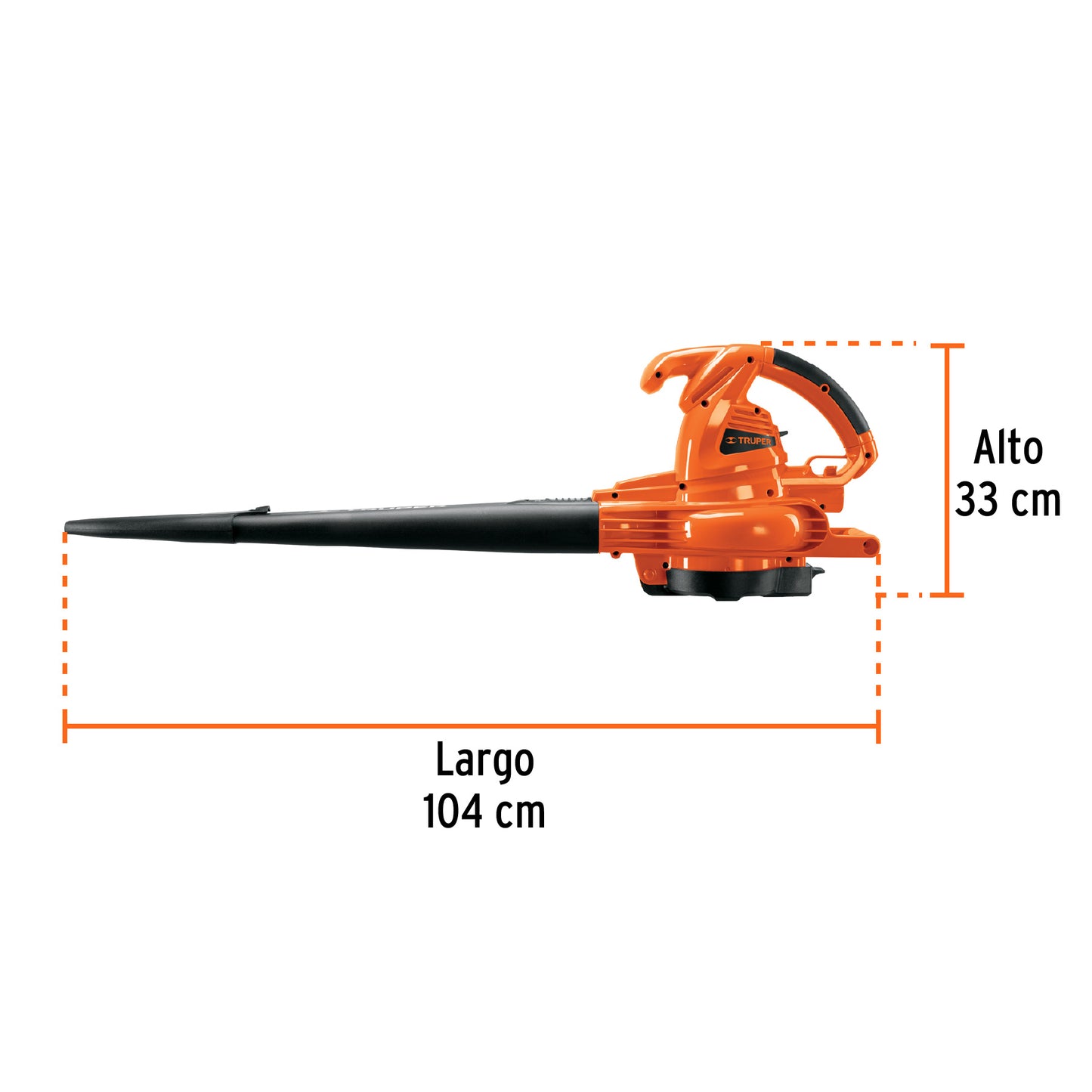 SOPLA-1440 Sopladora/Aspiradora eléctrica 1,440W, con bolsa recolectora