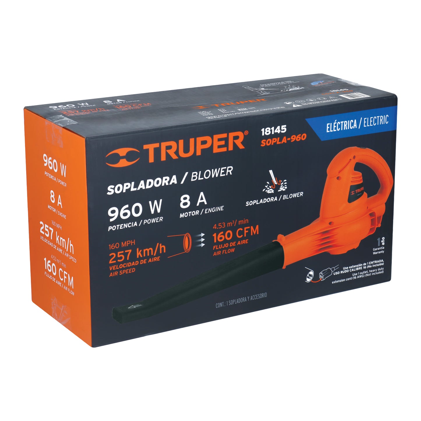 SOPLA-960 Sopladora eléctrica de 960 W