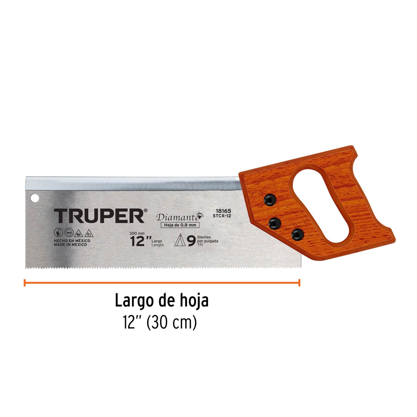 STCX-12 Serrucho de costilla 12", 9 DPP