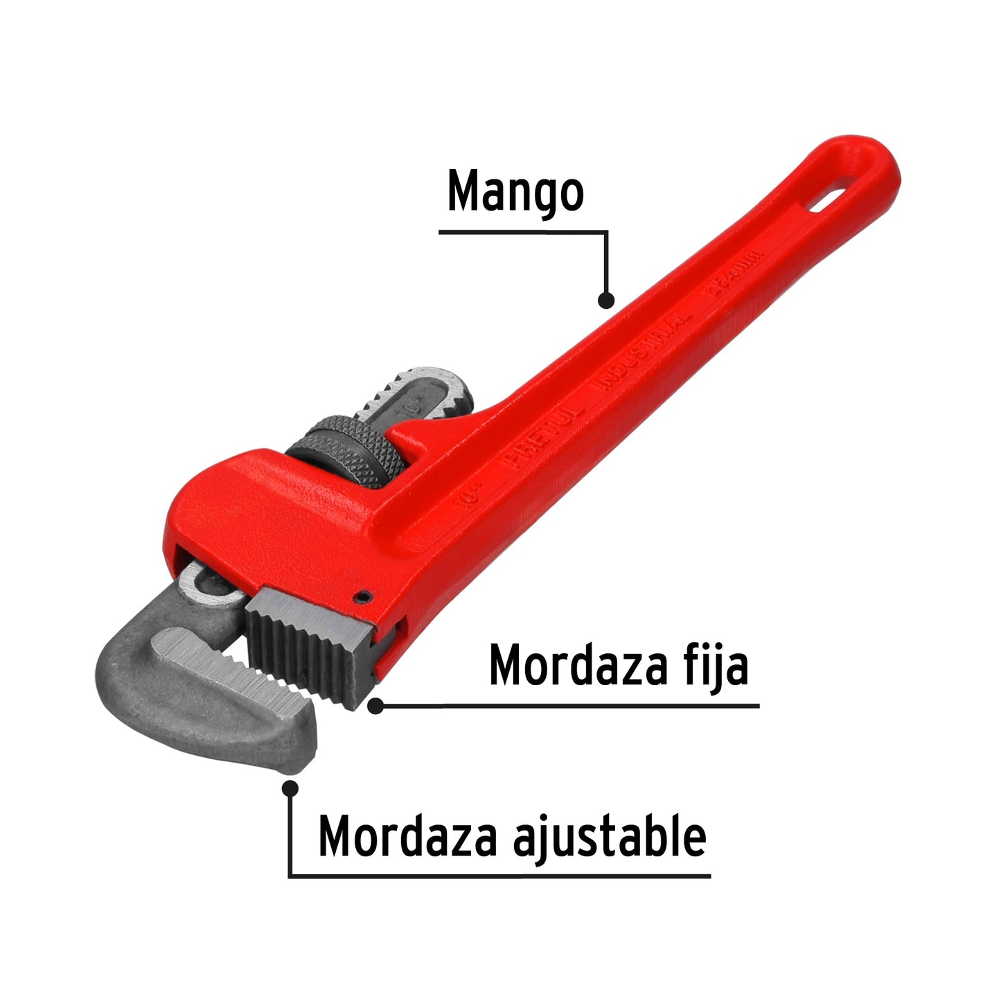 STI-10P Llave de tubo, 10", Pretul