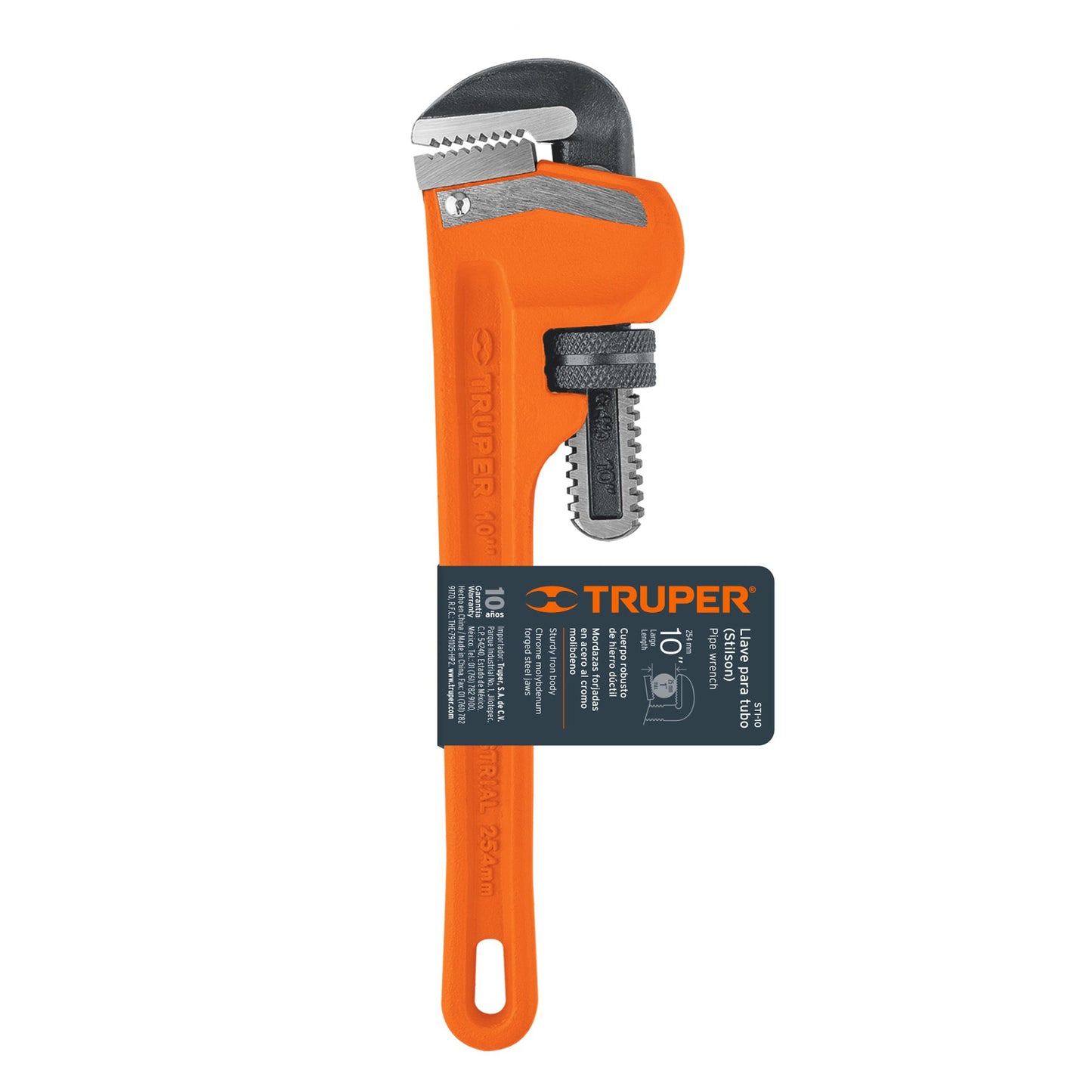 STI-10 Llave de tubo industriales, 10"