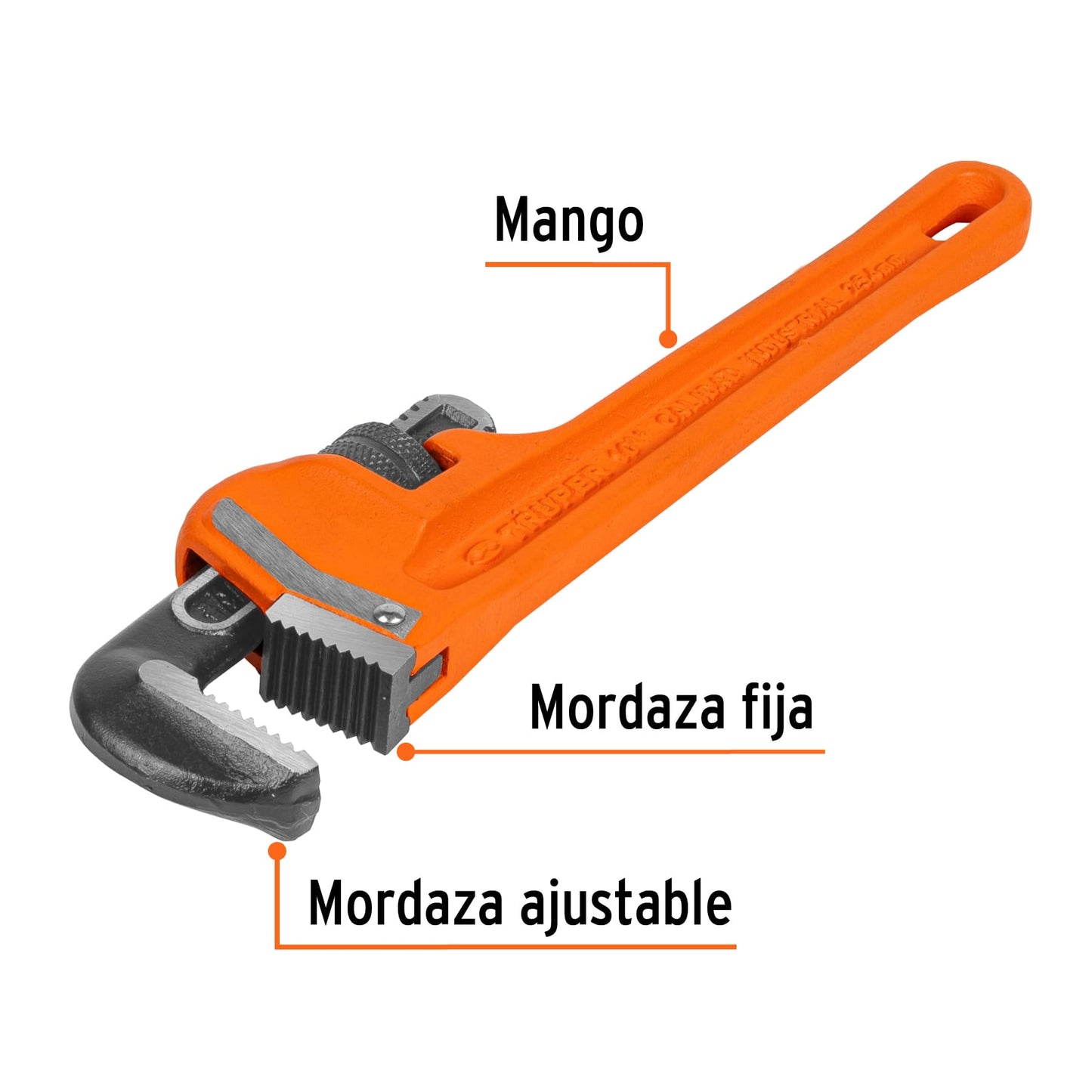 STI-10 Llave de tubo industriales, 10"