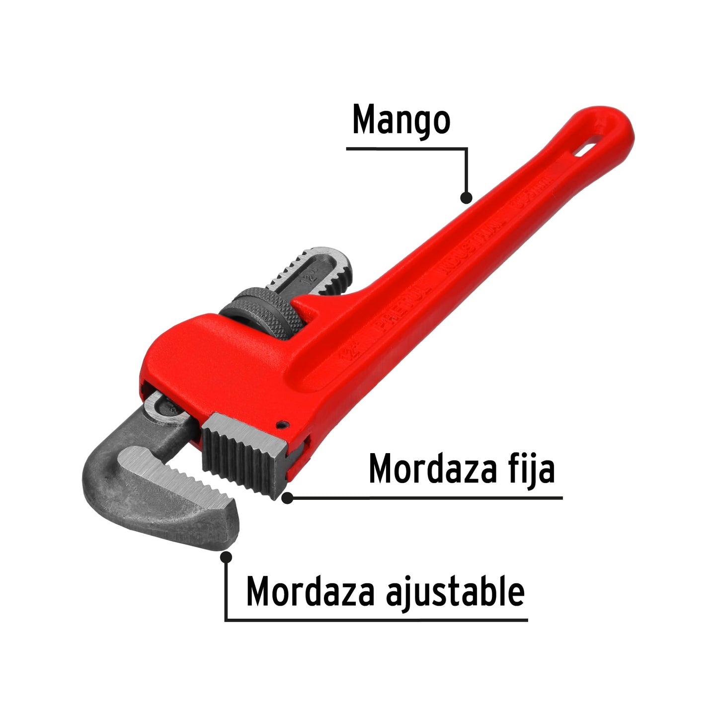 STI-12P Llave de tubo, 12", Pretul