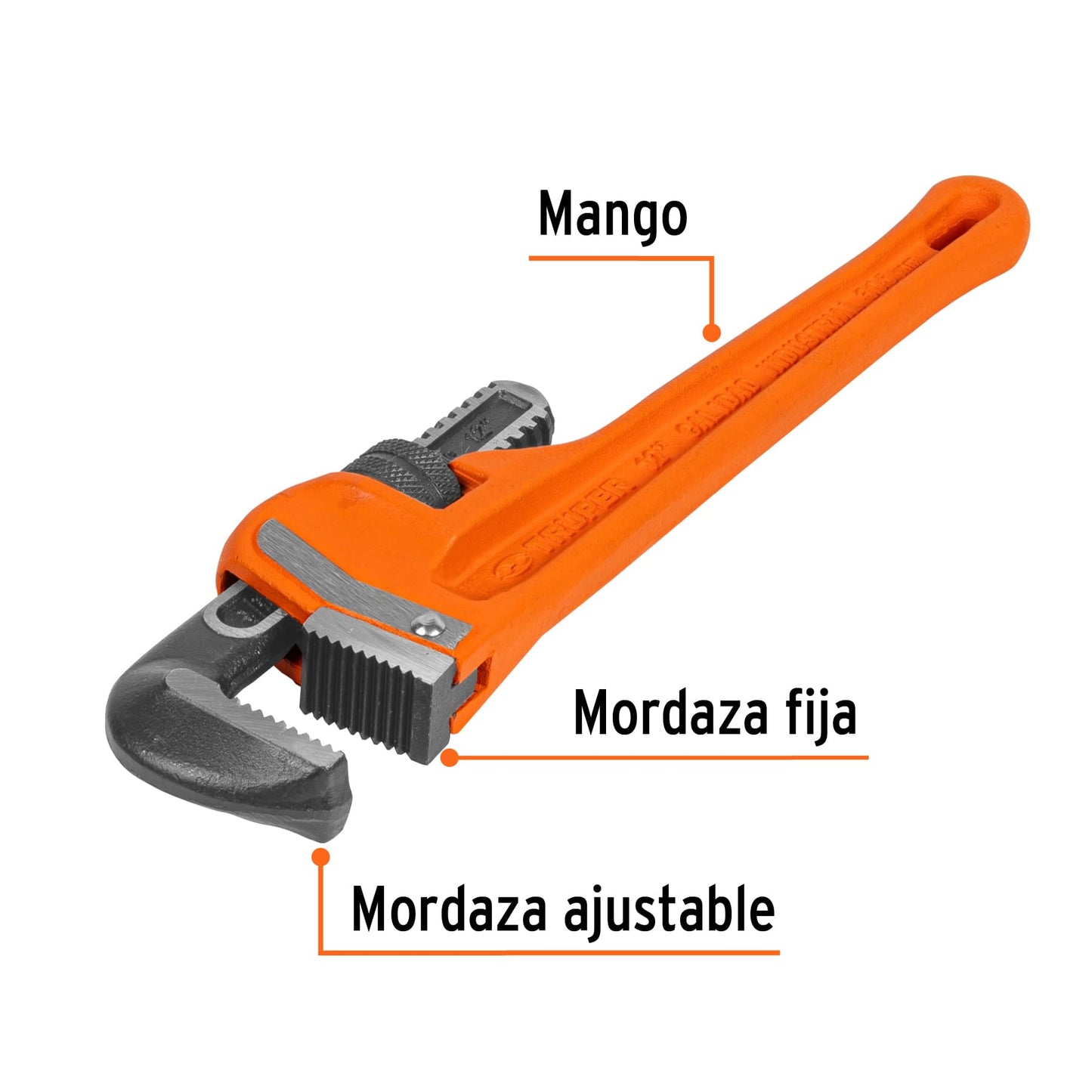 STI-12 Llave de tubo industriales, 12"