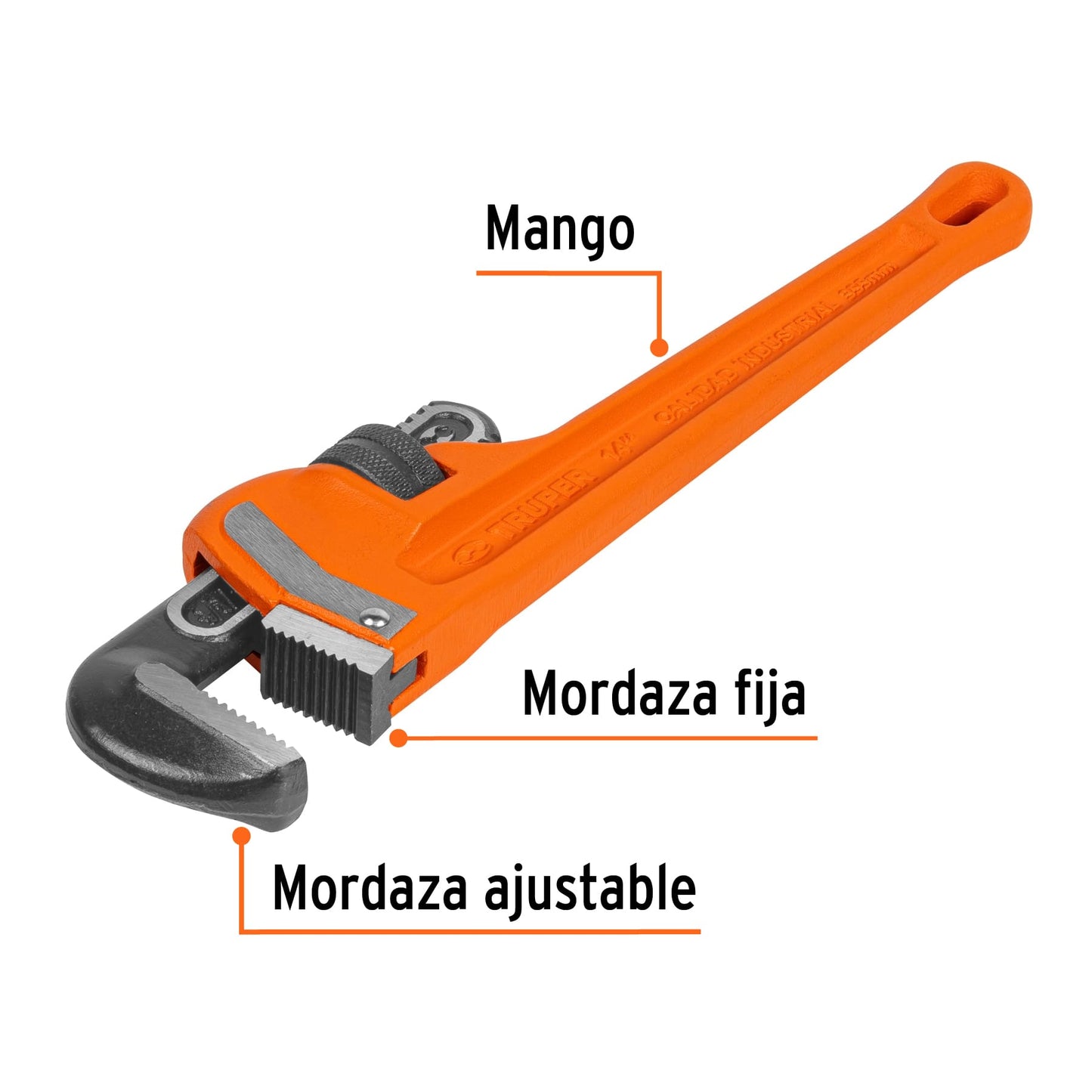 STI-14 Llave de tubo industriales, 14"
