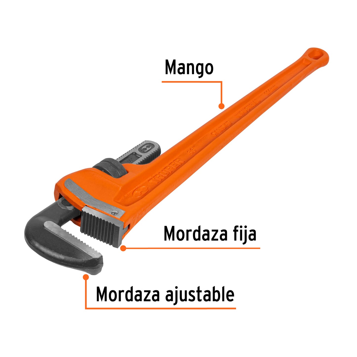 STI-36 Llave de tubo industriales, 36"