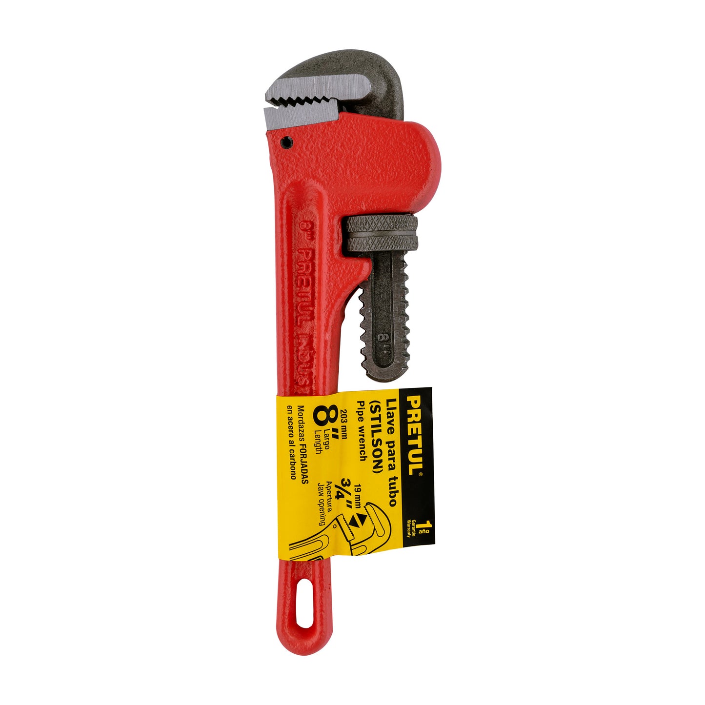 STI-8P Llave de tubo, 8", Pretul