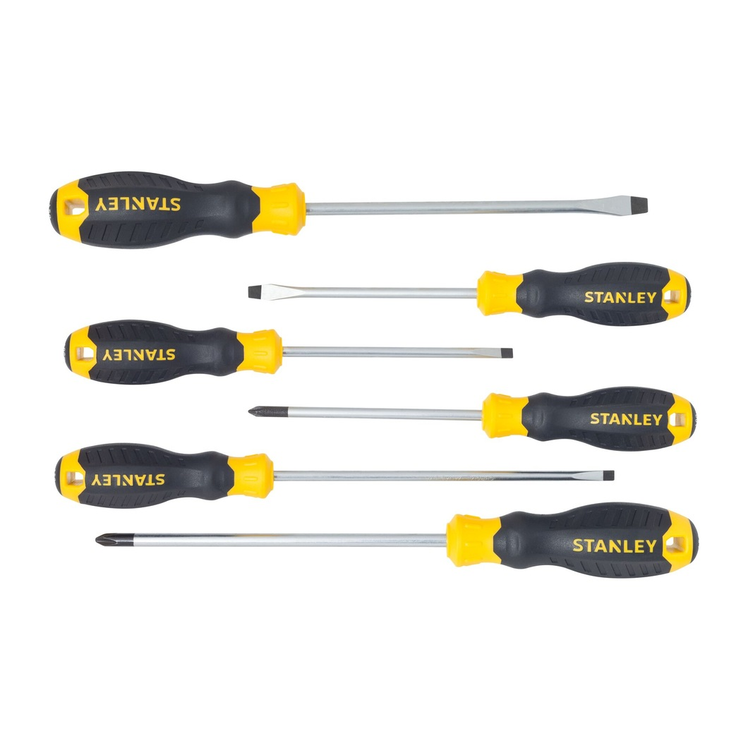 STMT66672-840 Juego de destornilladores CushionGrip 6 piezas PH-PL Stanley