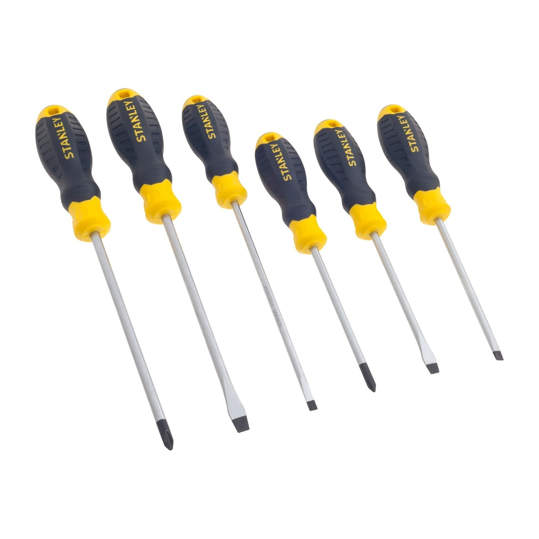 STMT66672-840 Juego de destornilladores CushionGrip 6 piezas PH-PL Stanley