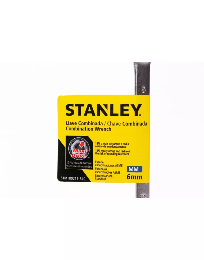 STMT80215 Llave combinada básica 6 mm Stanley