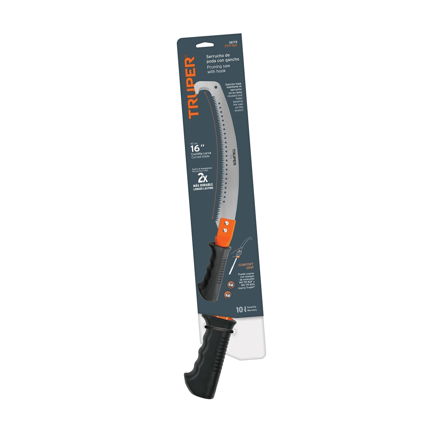STP-16X Serrucho curvo podador con gancho 16", 5 DPP