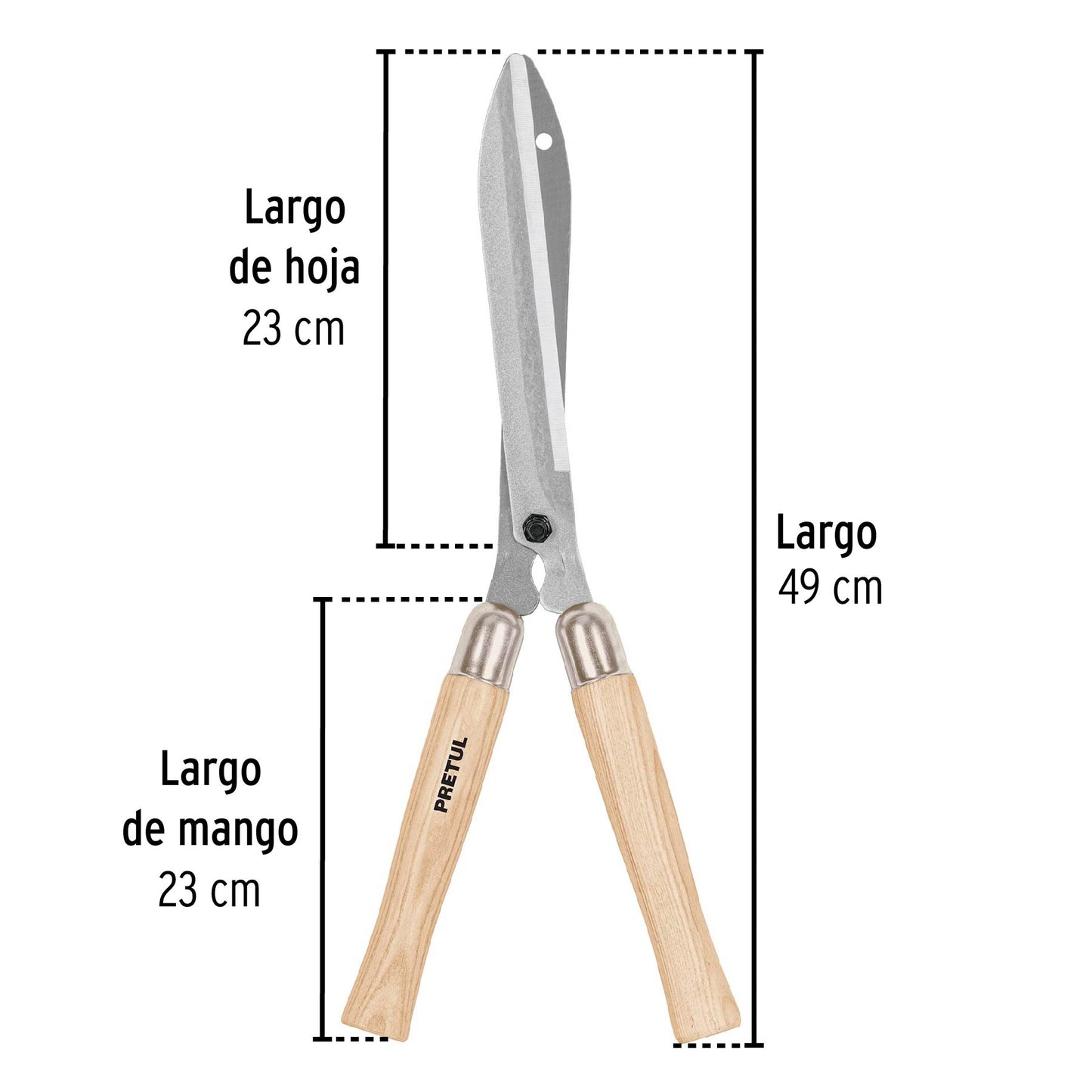T-19P Tijera económica para poda, 48 cm, Pretul