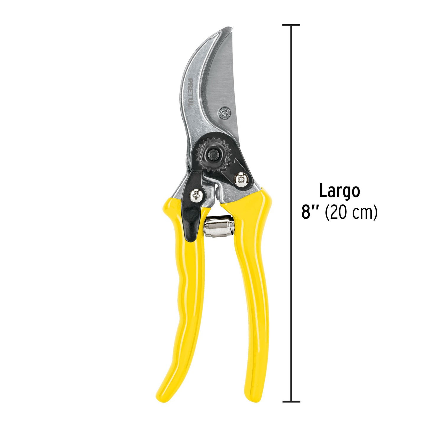 T-45P Tijera cuerpo de aluminio para poda, cuchilla de paso 8", Pretul