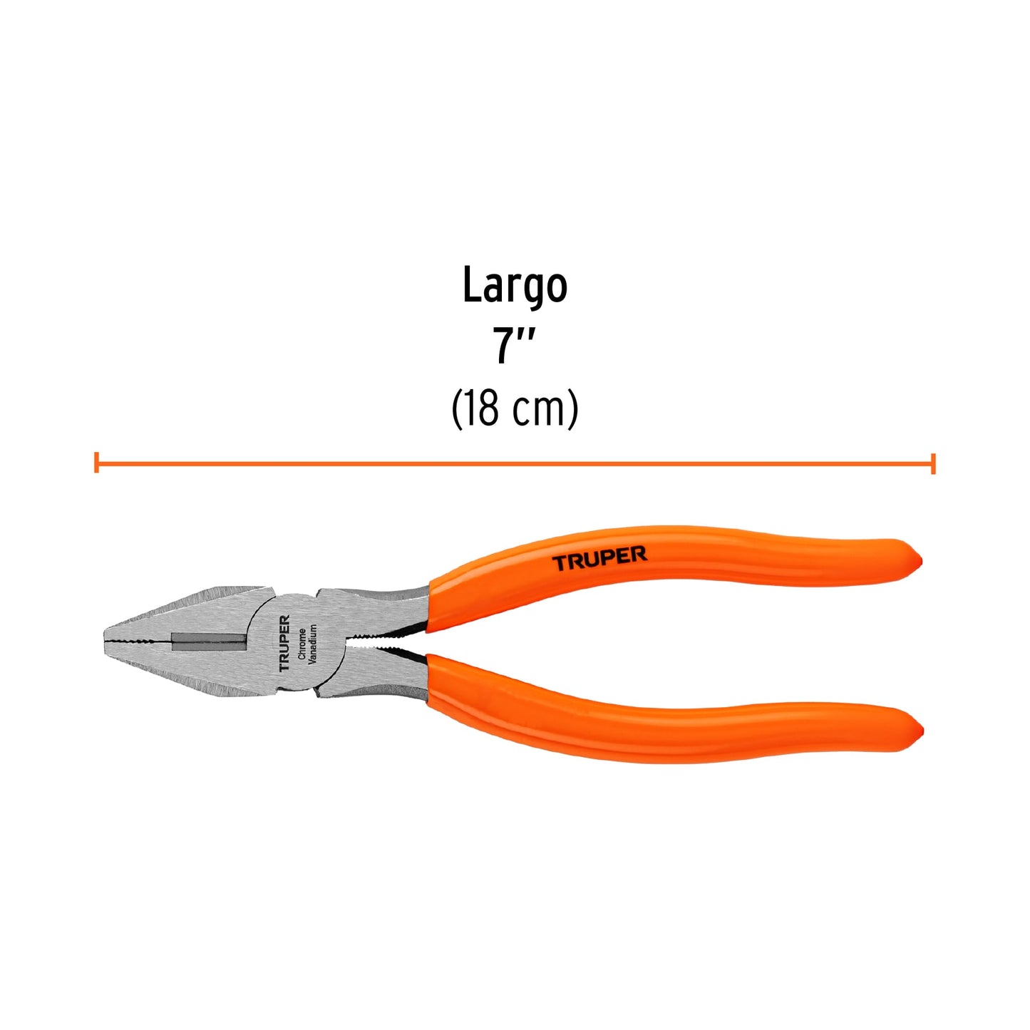 T200-7 Alicate para electricista 7', mango de vinil
