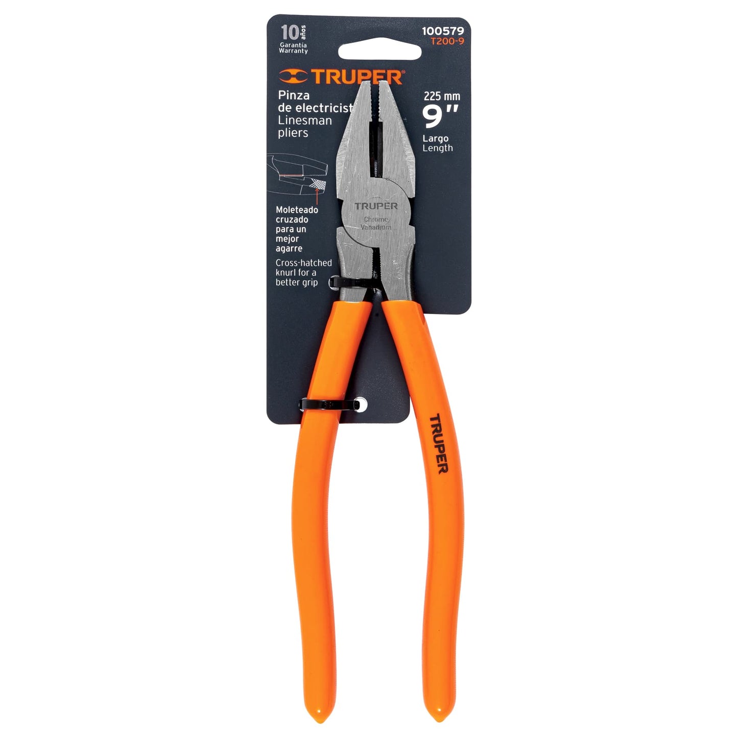 T200-9 Alicate para electricista 9', mango de PVC