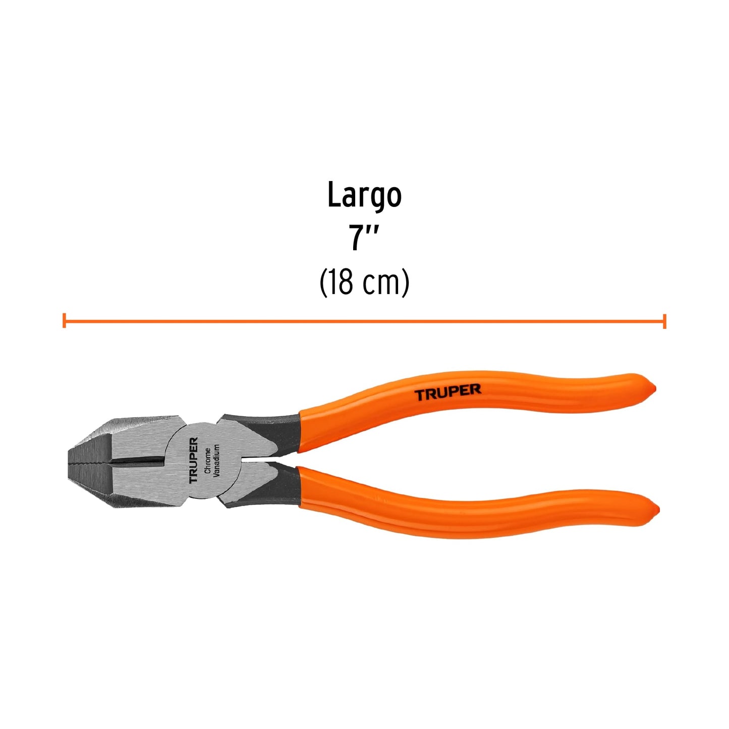 T201-7 Alicate profesional para electricista 7', mango de vinil