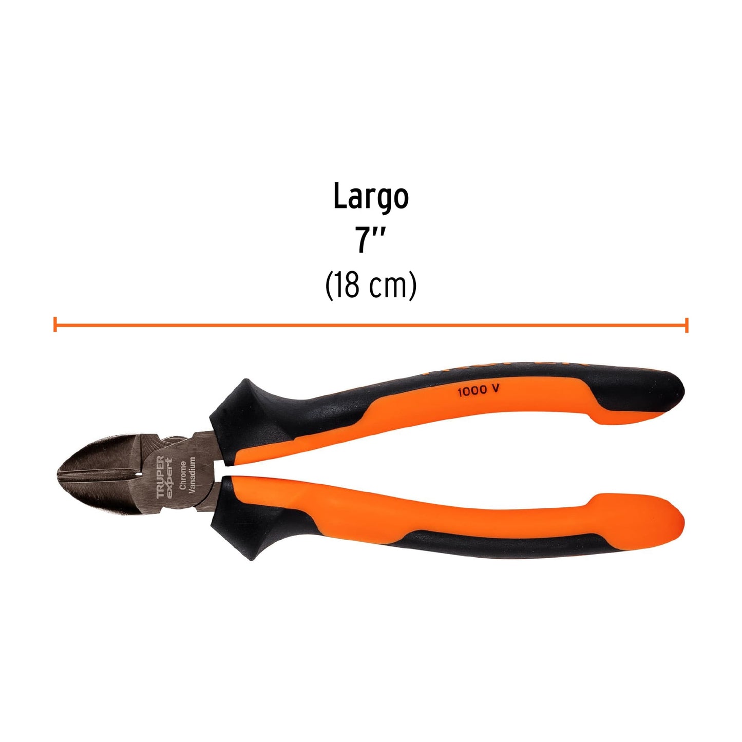 T202-7X Alicate corta frío 7", mango comfort grip