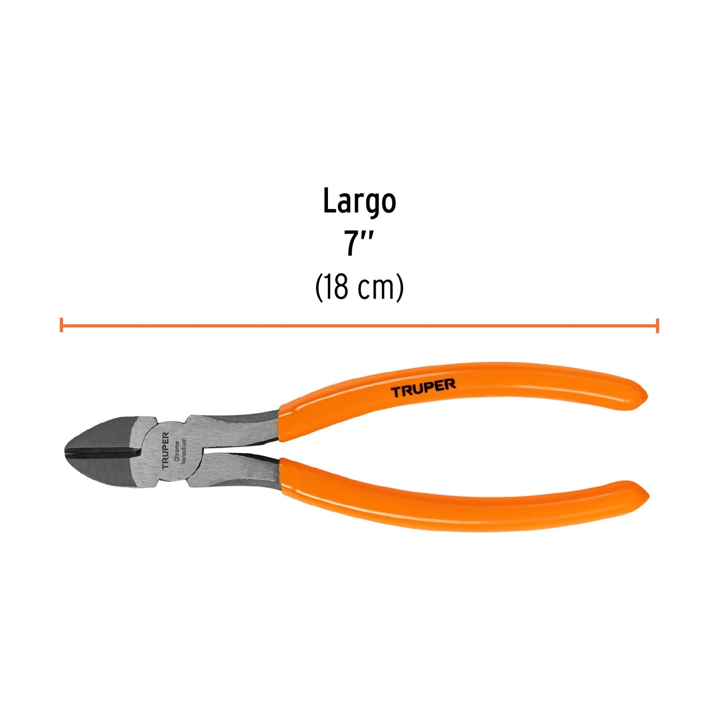 T202-7 Alicate corta frío 7", mango de vinil
