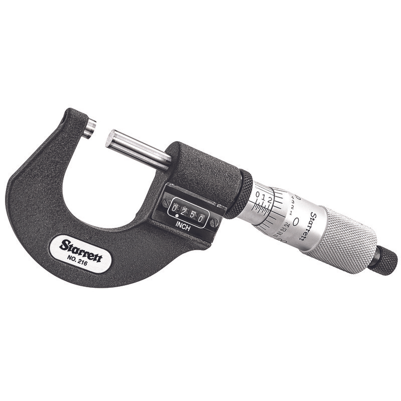 T216XRL-1 Micrómetro de exteriores con dígitos 0 - 25 mm