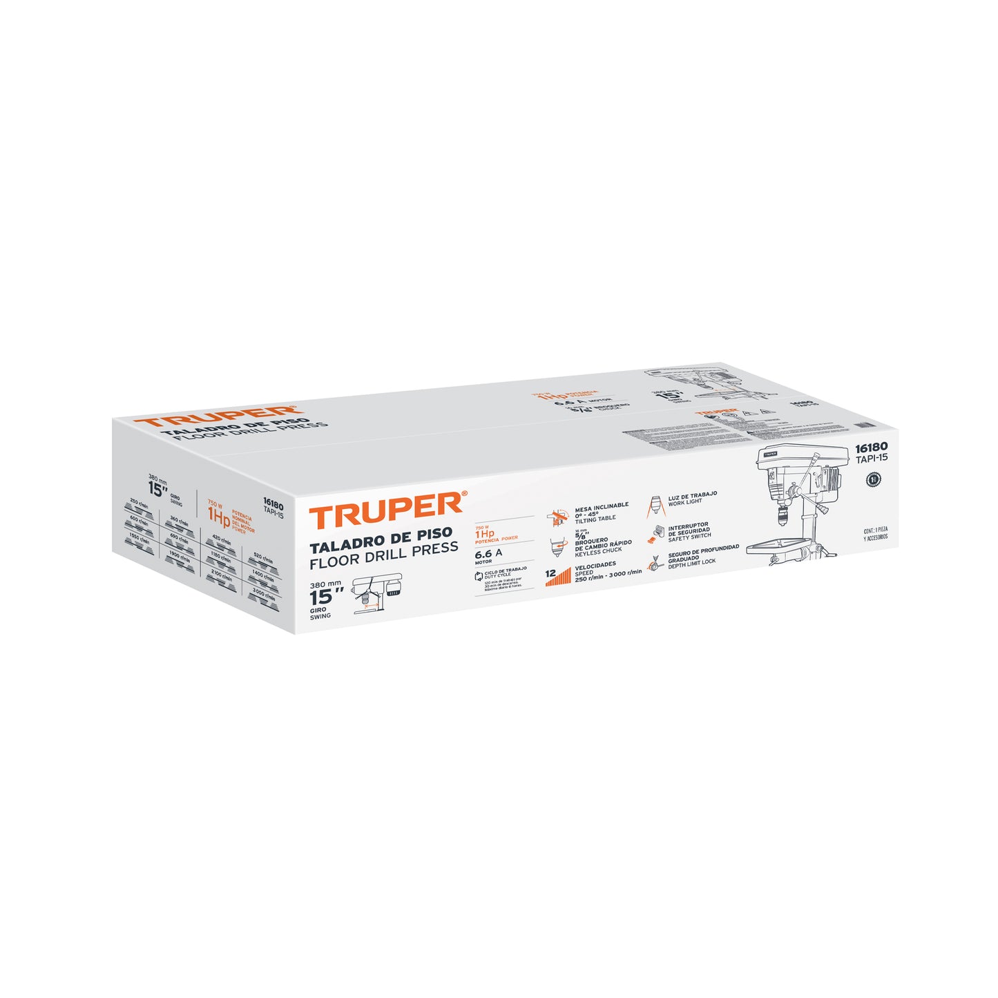 TAPI-15 Taladro de árbol 5/8 x 15'