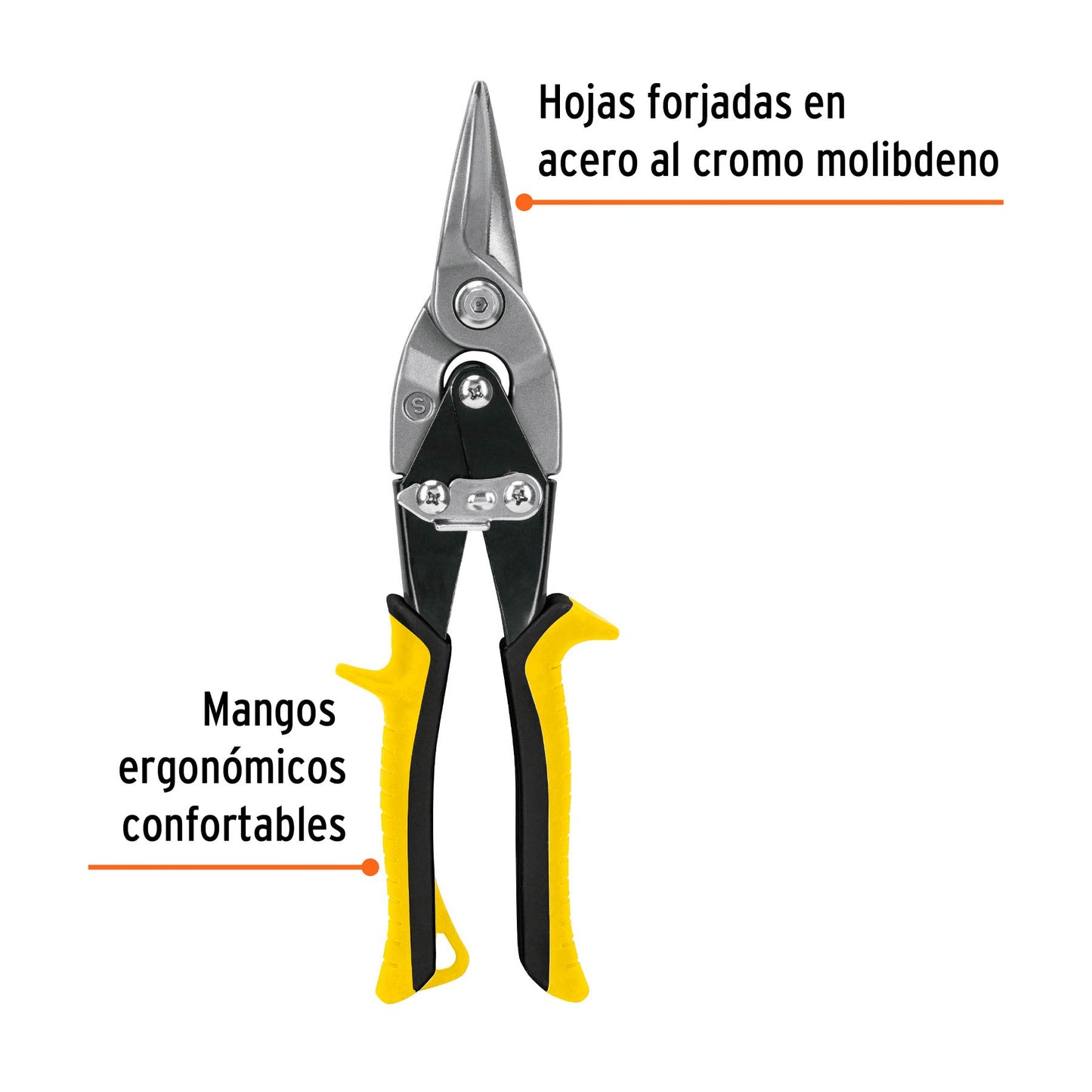 TAV-R Tijera de aviación, corte recto