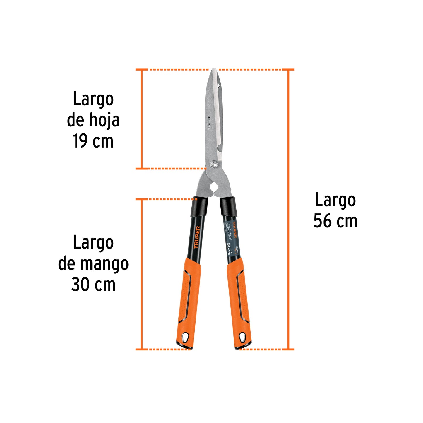 TB-17 Tijera ligera para poda, mangos tubulares, 53 cm