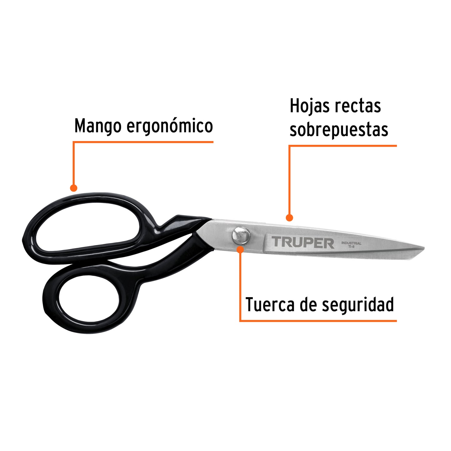TI-8 Tijera para sastre 8"