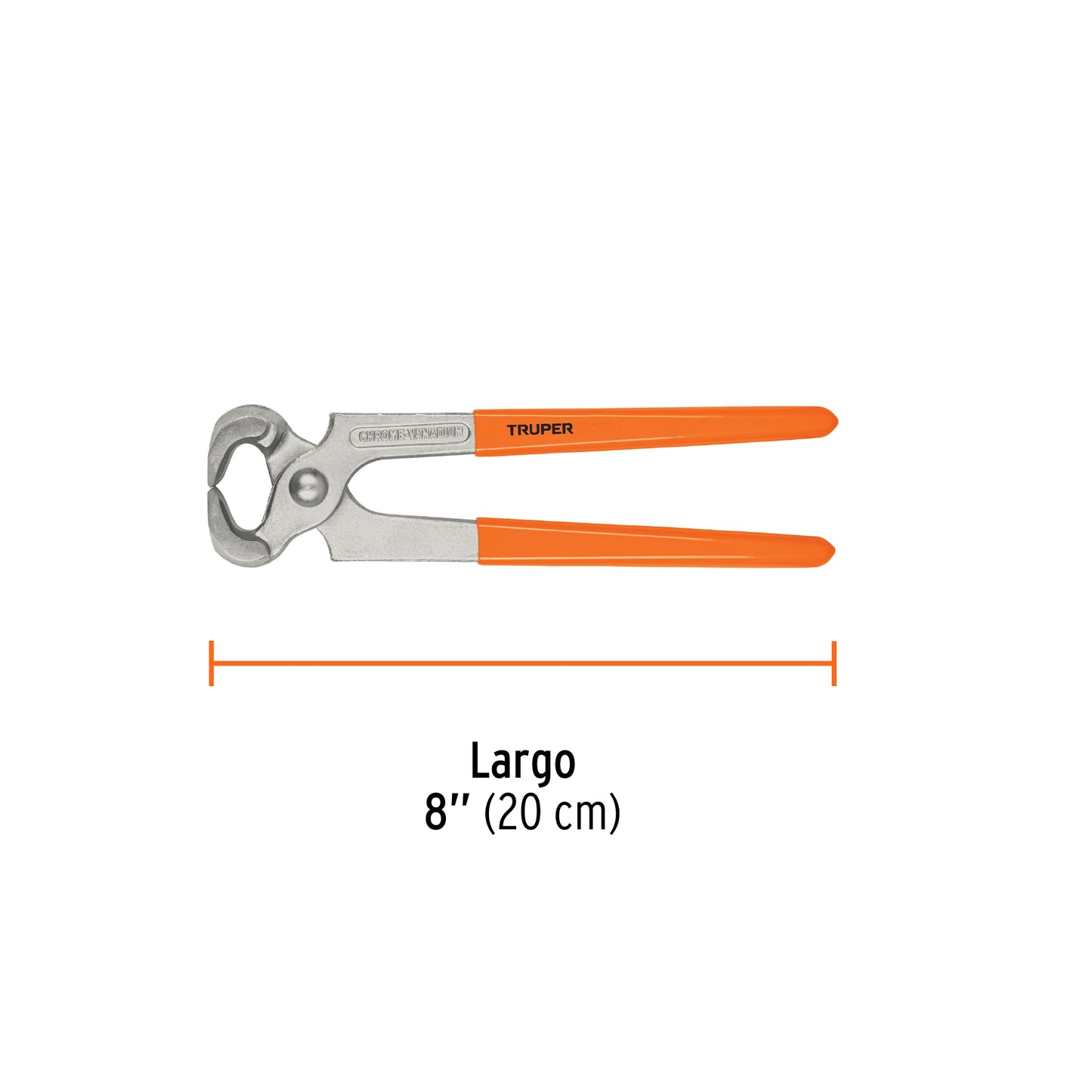 TN-8 Tenaza sacaclavos para carpintero 8"