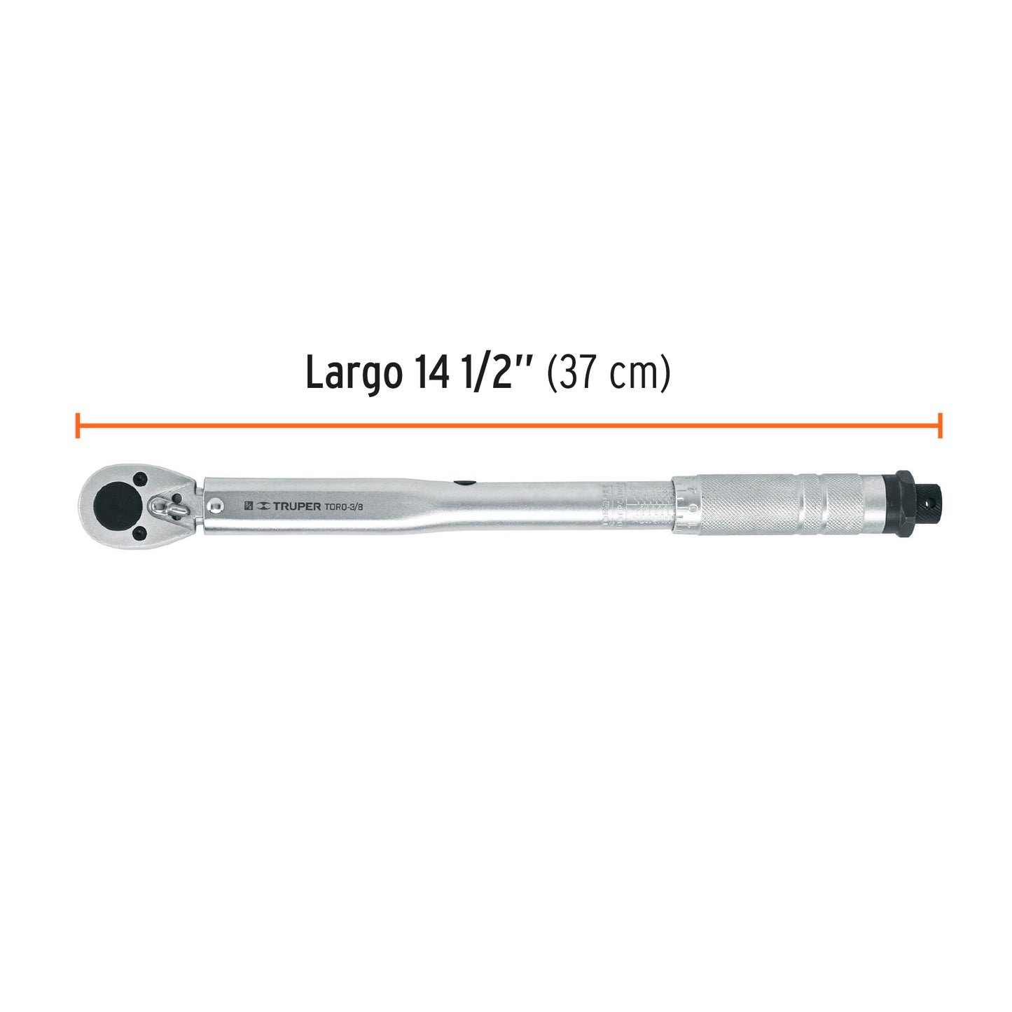 TORQ-3/8 Torquímetro de trueno, dos lecturas, para dados cuadro 3/8"