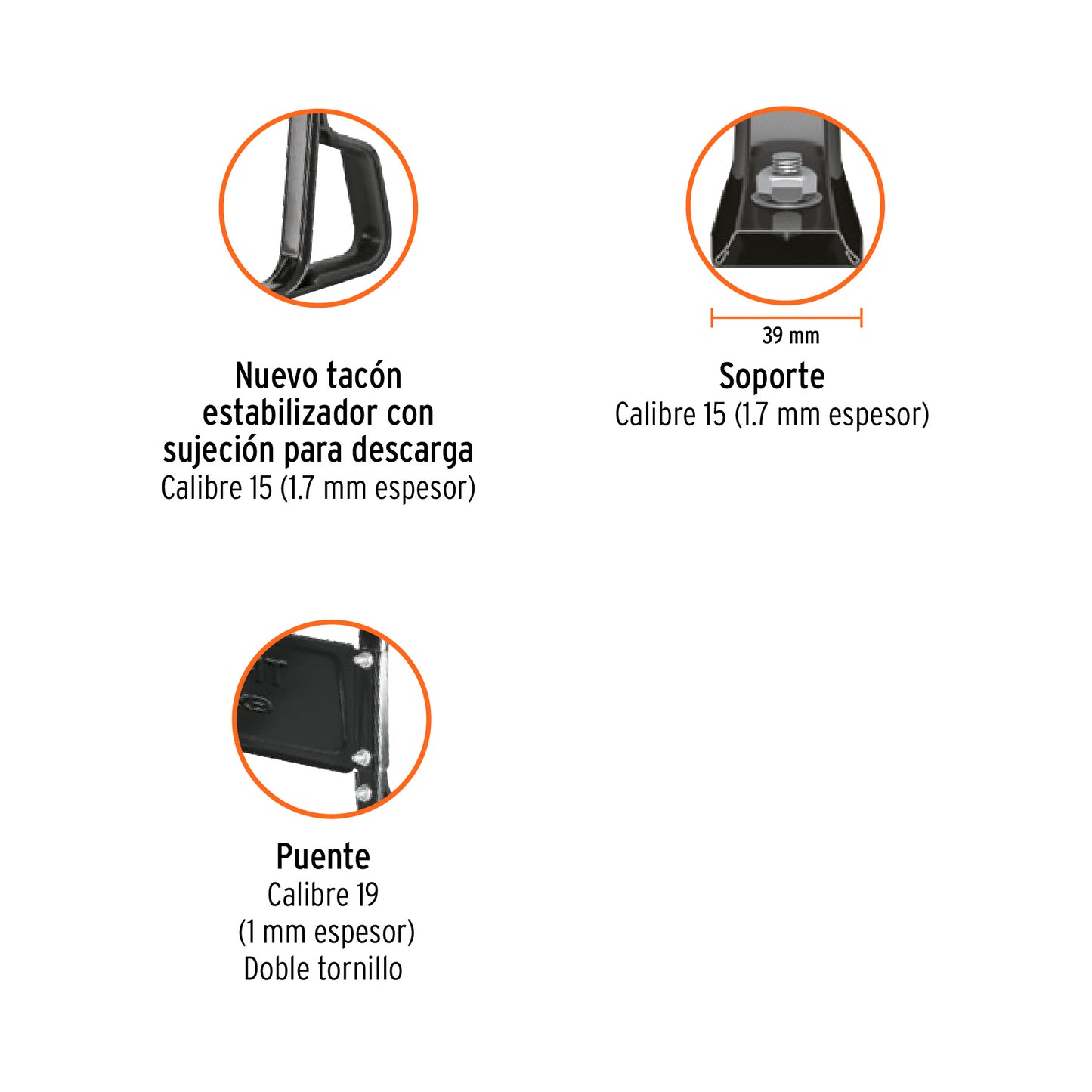 TP-8 Carr Plastica 8ft3, Llanta ND 16', Mango Madera 41x51mm