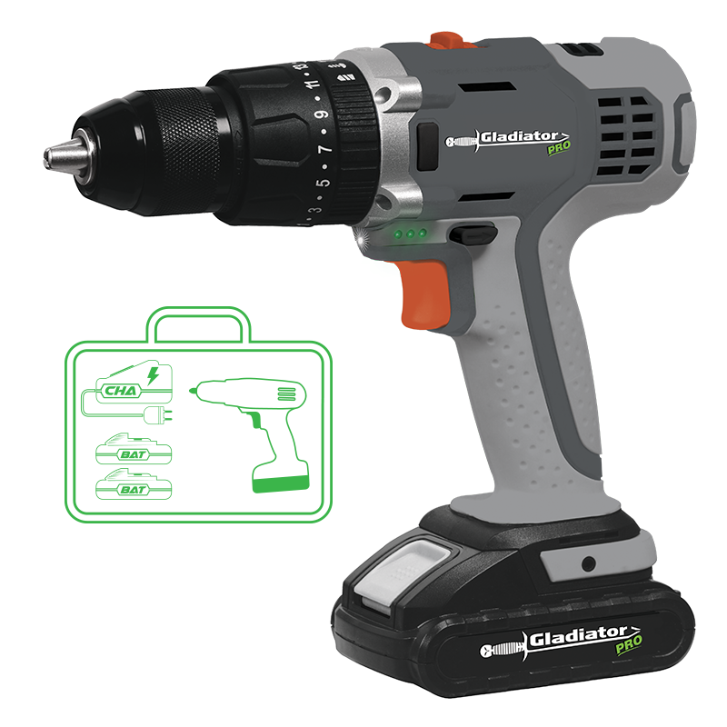 TP813/18 Taladro percutor inalámbrico 18V 1/2" no incluye cargador y batería
