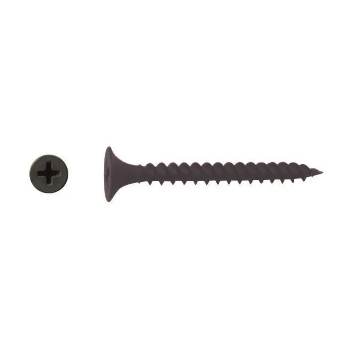 0189-039-25 Tornillo autorroscante cabeza trompeta Philips de acero fosfatado 3.9 X 25 mm (5/32" X 1")