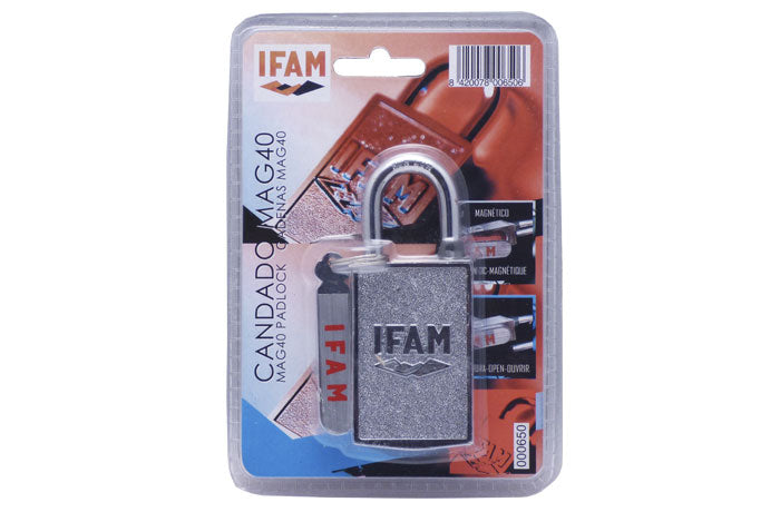 000650 Candado de llave magnética 39 mm MAG40
