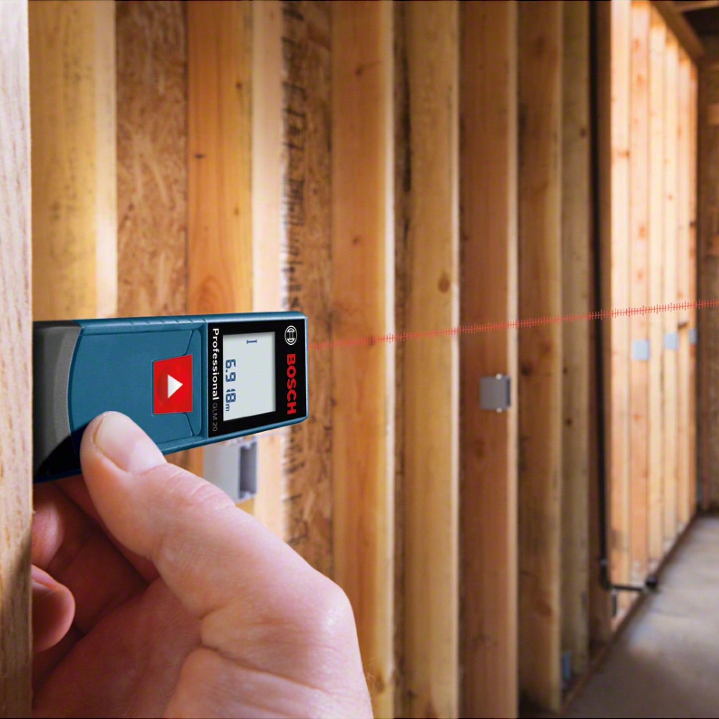 Medidor Láser Bosch GLM 20 alcance 20m