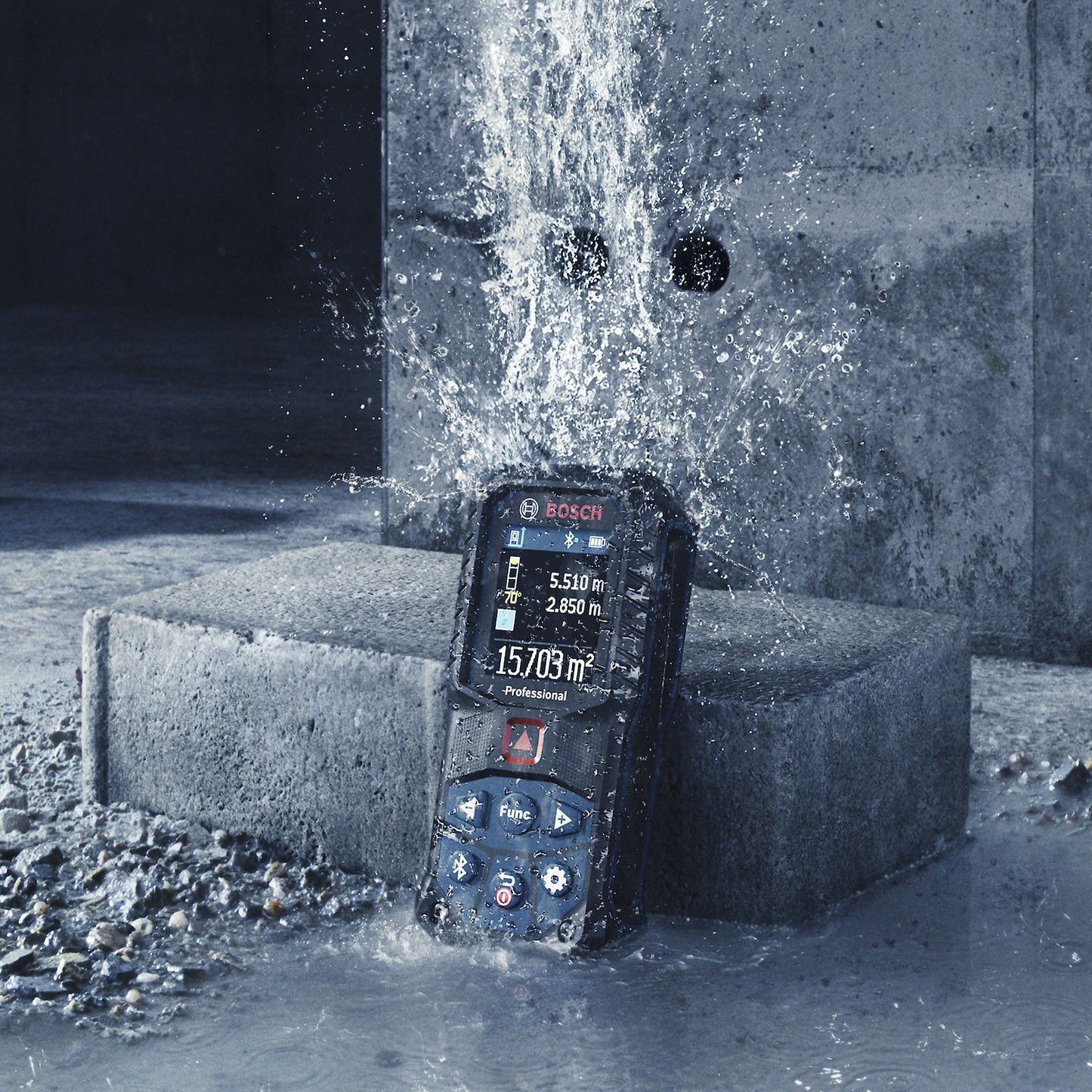 Medidor láser Bosch GLM 50-27 C, 50 metros, con Bluetooth