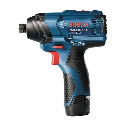 Kit Bosch atornillador + llave impacto + 2bat 2.0ah, maletín y 23acc