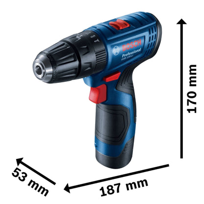 Taladro percutor atornillador inalámbrico Bosch GSB 120-LI, 12V
