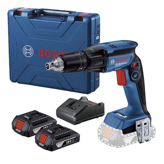 Atornillador para Drywall Bosch GTB 185-LI 18V 2 baterías y maleta