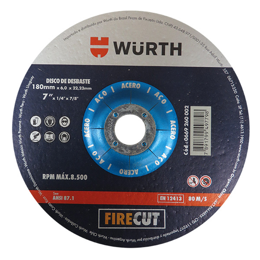 0669260002 Disco de desbaste FireCut Würth