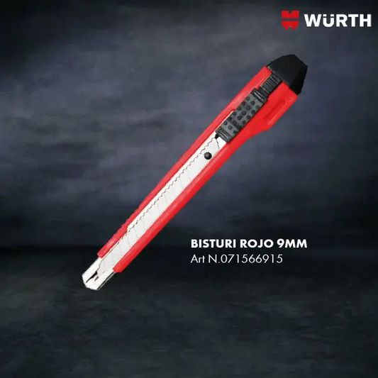 071566915 Bisturí rojo 9 mm Würth