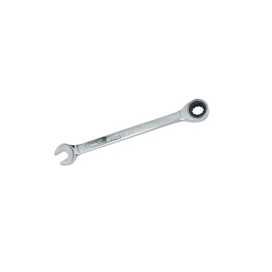 100581 Llave combinada pulido espejo tipo ratchet 11 mm