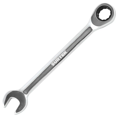 100583 Llave combinada pulido espejo tipo ratchet 13 mm