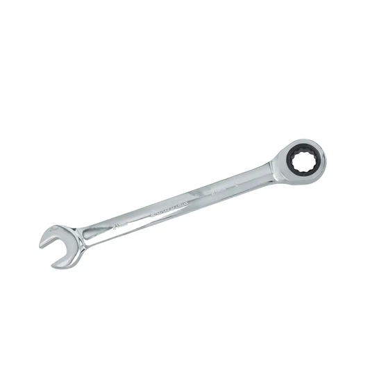 100590 Llave combinada pulido espejo tipo ratchet 21 mm