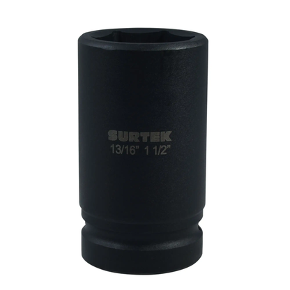 107283 Copa de impacto doble boca, cuadrante 1" para capuchon 13/16" de 1-1/2"