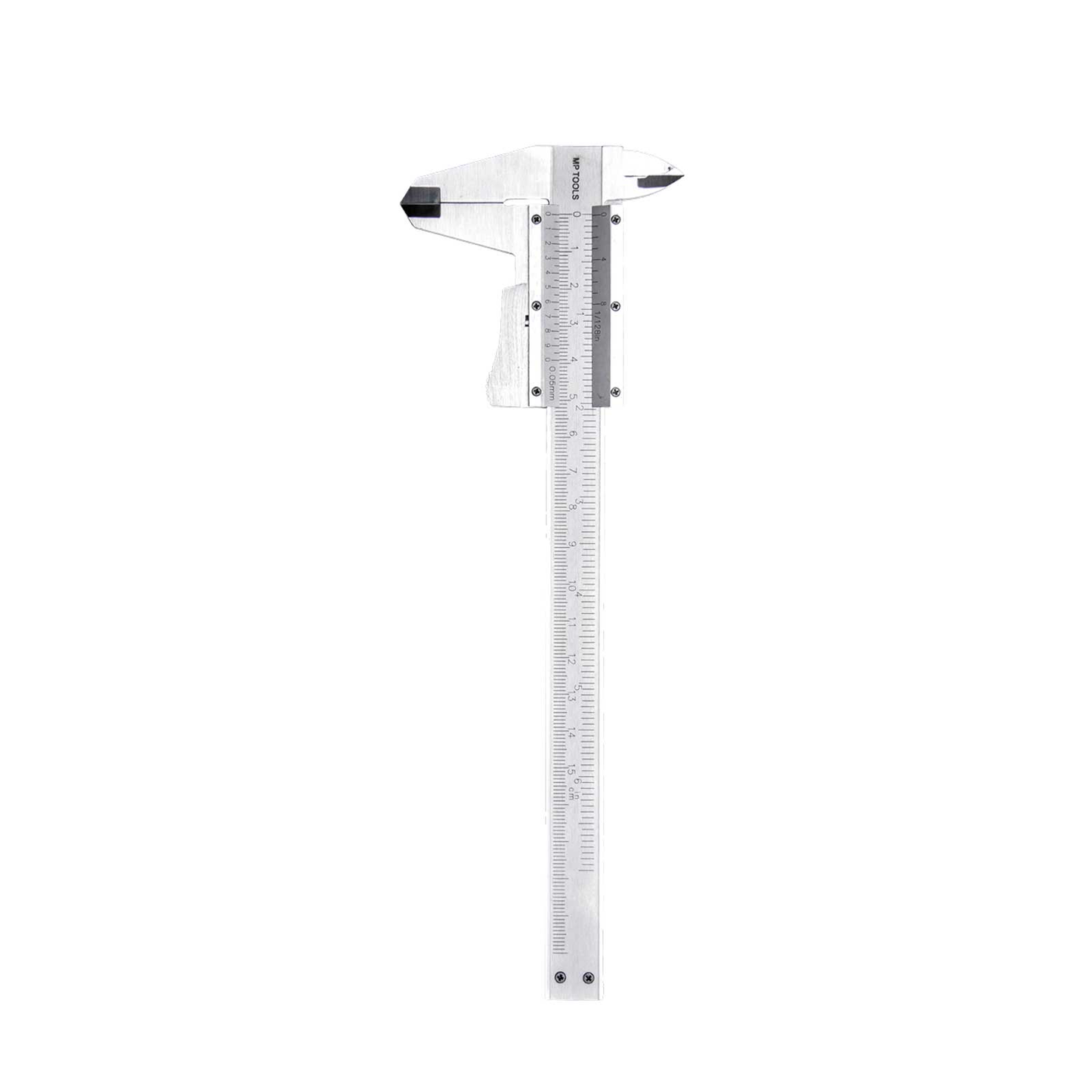 1101357 Calibrador vernier 150 mm (6"), pie de rey acero al carbono