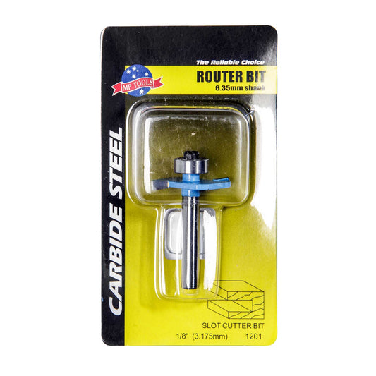 1128258 Fresa de carburo de tungsteno corta ranura 3/16" X 3/8" vástago de 1/4" 1203