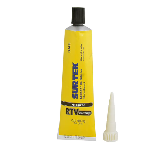 113458 Silicona para alta temperatura, color negro 70 gramos