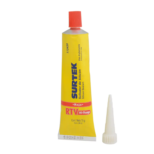 113459 Silicona para alta temperatura, color rojo 70 gr